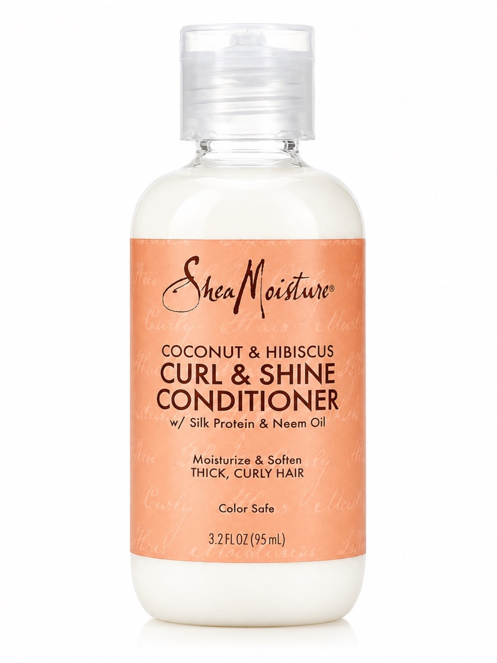 SHEA MOISTURE CURL & SHINE CONDITIONER IN COCONUT & HIBISCUS 95ML - BRAND NEW